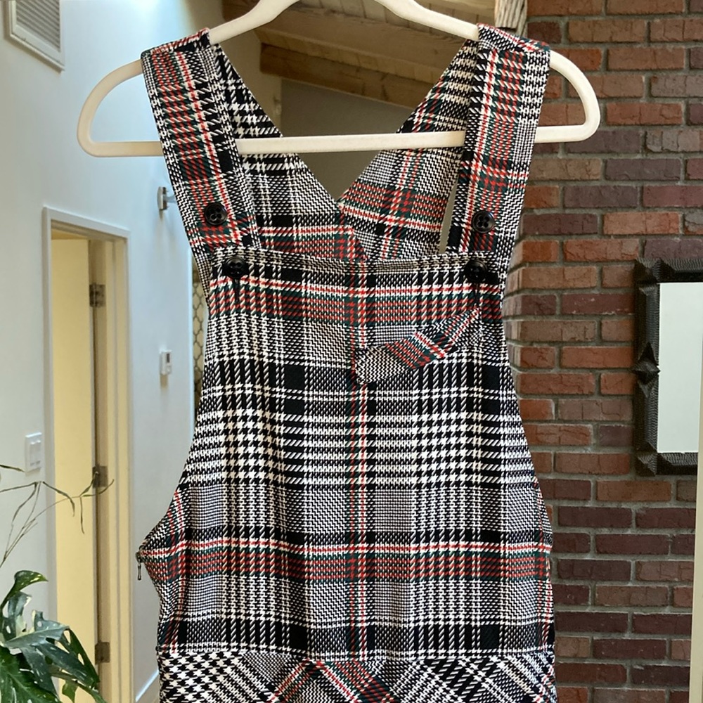 Plaid Men’s Overalls